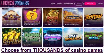Lucky Vegas online casino games